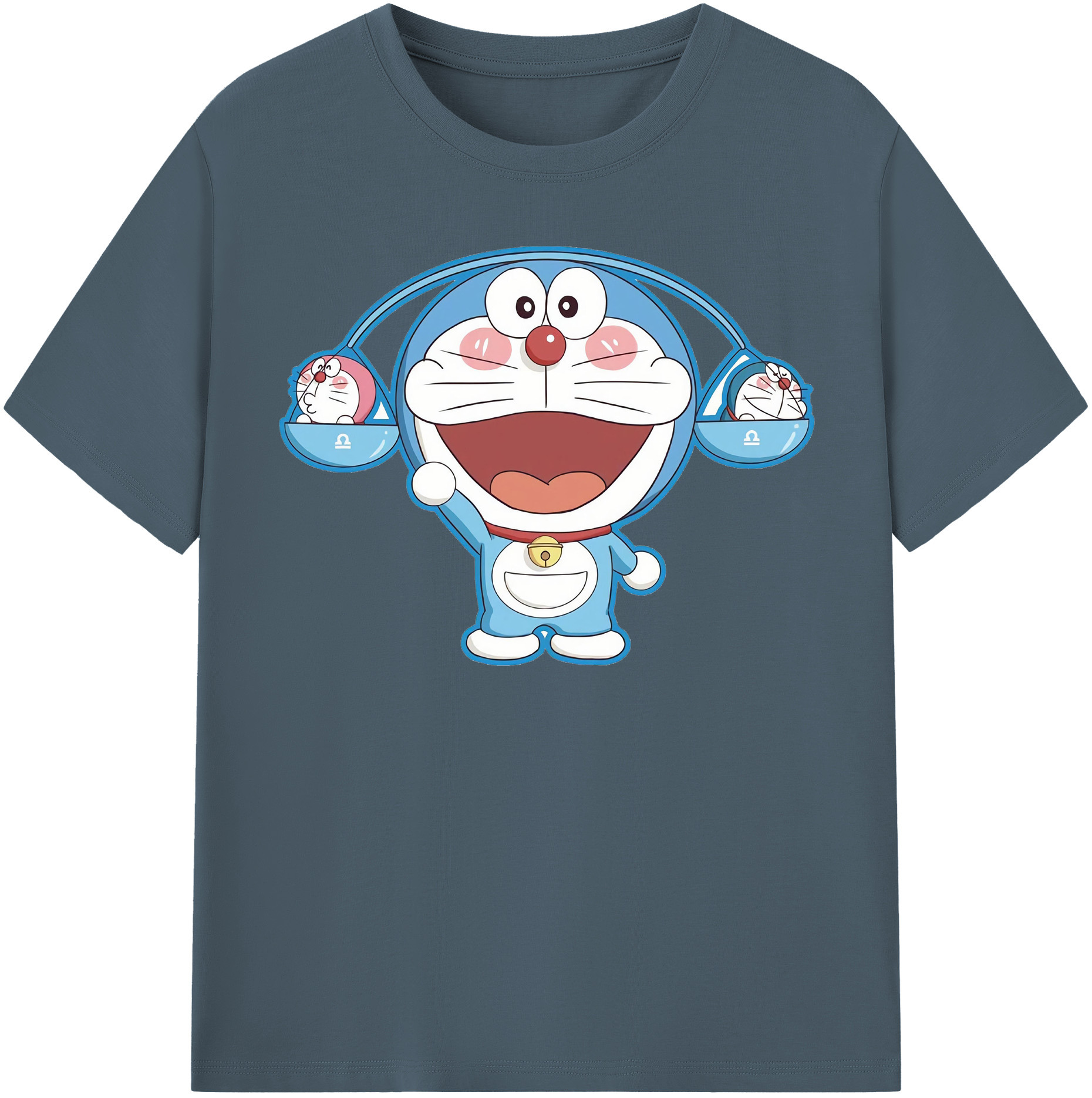 （画像用） ドラえもん Doraemon 綿100％半袖Tシャツ（フロントプリント）